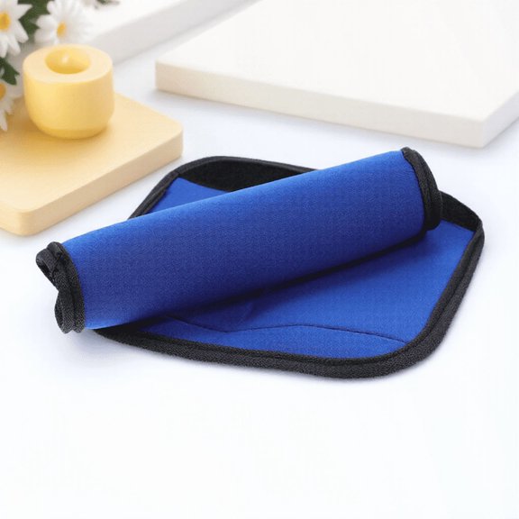 GETAJGHSD 2Pcs Barbell Pad Blue Polyester Horizontal Bar Cover Anti Slip Protector for Trampoline Use