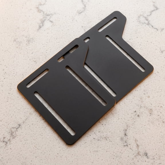 GETAJGHSD 2Pcs Bed Frame Connecting Brackets Strong Steel Adapter Plate for Headboard Attachment