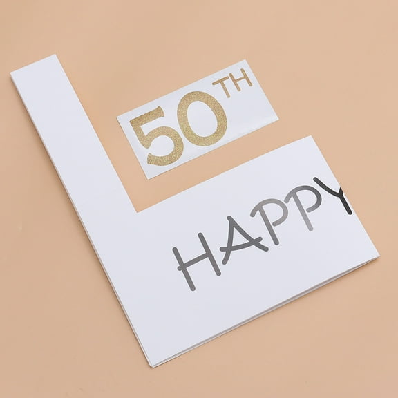 GETAJGHSD 2Pcs Creative Design Paper Photo Frame for Families and Friends at Birthday Party