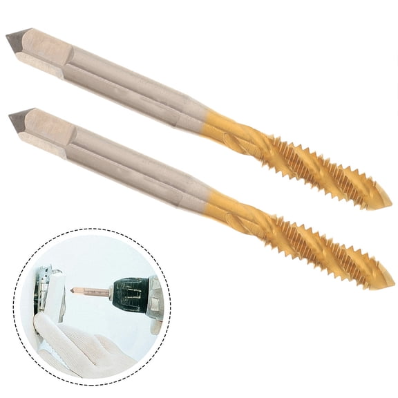 GETAJGHSD 2Pcs Machine Screw Tap 1 4 20 Spiral Point Taps Set with Wear Resistant Steel