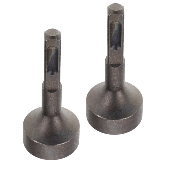 GETAJGHSD 2Pcs Electric Drill Ground Rod Driver Alloy Rotary Hammer Attachment with Adjustable Impact Force