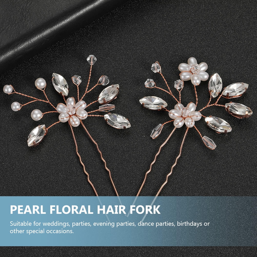 Rose Gold Bridal Hair Accessories display picture 1