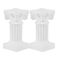 thumbnail image 1 of GETAJGHSD 2Pcs Minimalist White Column Candle Stand for Living Room and Office, 1 of 8