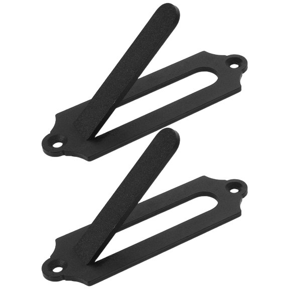 GETAJGHSD 2Pcs Elk Skull Mount Wall Hangers Durable Black Brackets for Secure Skull Display