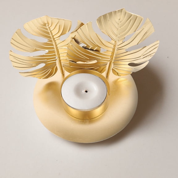 GETAJGHSD 2Pcs cate Golden Iron Candlestick for Romantic Table Decor and Special Occasions