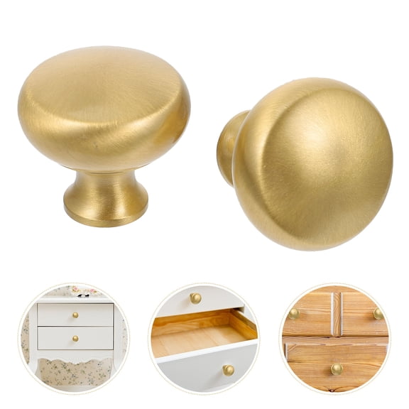 GETAJGHSD 2Pcs Golden Cupboard Handles Cabinet Drawer Pull Handles Strong and Elegant