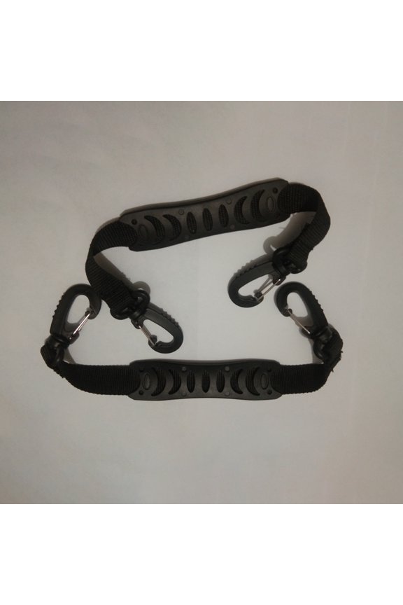 2Pcs Ice Skating Boots Leash Black Compact Strap with Universal Swivel Clips for Storage