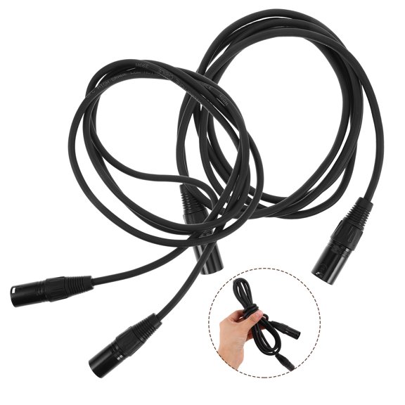 GETAJGHSD Xlr Cables Xlr Microphone Cable Black 2Pcs