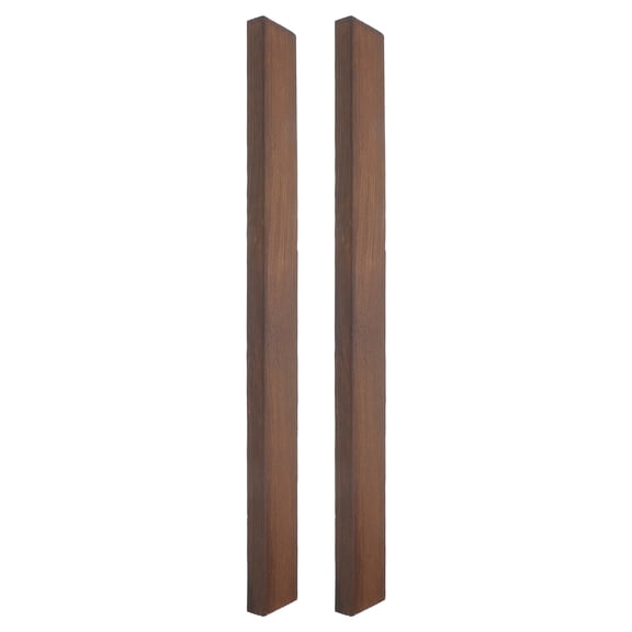 GETAJGHSD 2Pcs Outdoor Pressure Treated Wood Planks Coffee Finish Rough Sawn Timber for Stable Landscaping