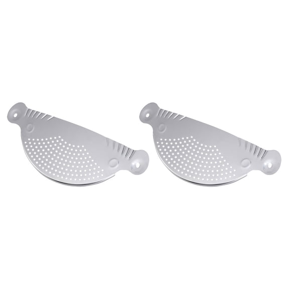GETAJGHSD 2Pcs Pot Drainer Stainless Steel for Cooking and Water Filtering Tool