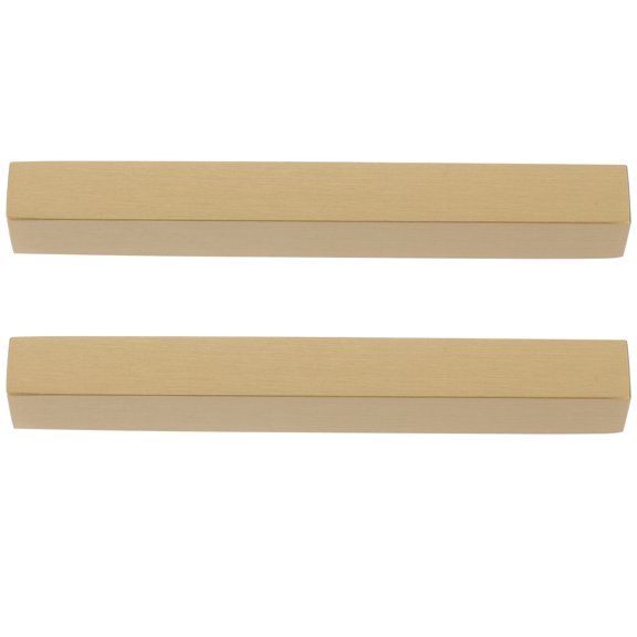 GETAJGHSD 2Pcs Rectangular Paperweights Golden Copper Calligraphy Supplies for Study