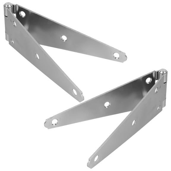 GETAJGHSD Heavy Duty Gate Hinge Strap Hinge Silver ABS 2Pcs