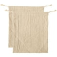 thumbnail image 1 of GETAJGHSD Bread Wrapping Bags Linen Drawstring Closure Families Everyday Use 2Pcs, 1 of 8