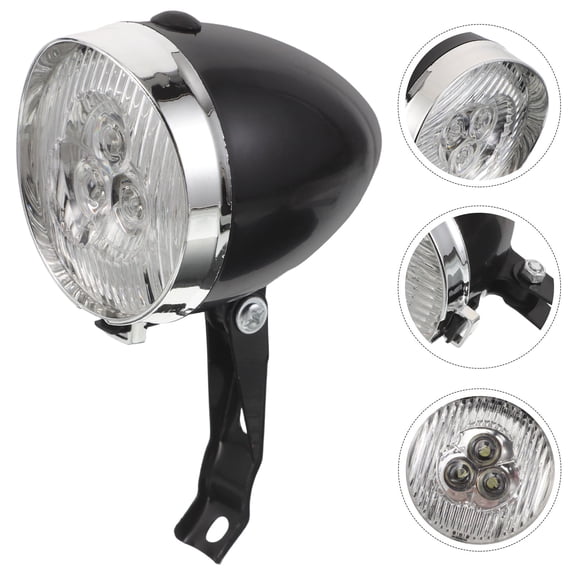 GETAJGHSD 2-Pack Rotatable LED Headlights with Fork Mount for Improved Night Riding Visibility and Safety