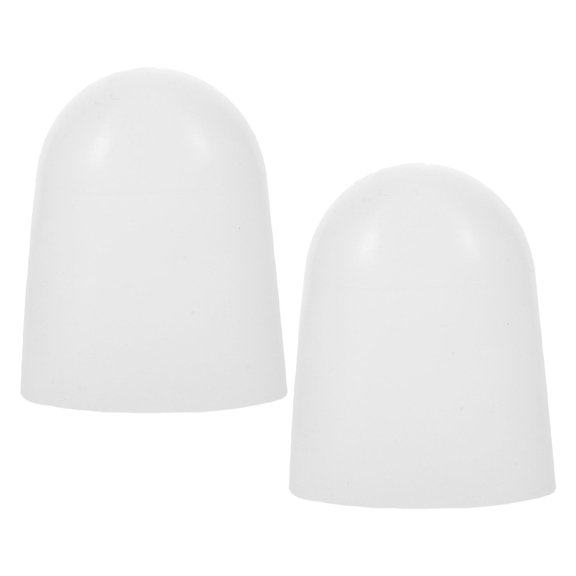 GETAJGHSD 2Pcs Universal White Flashlight Diffuser Caps Soft Flexible Cover for Camping Lanterns