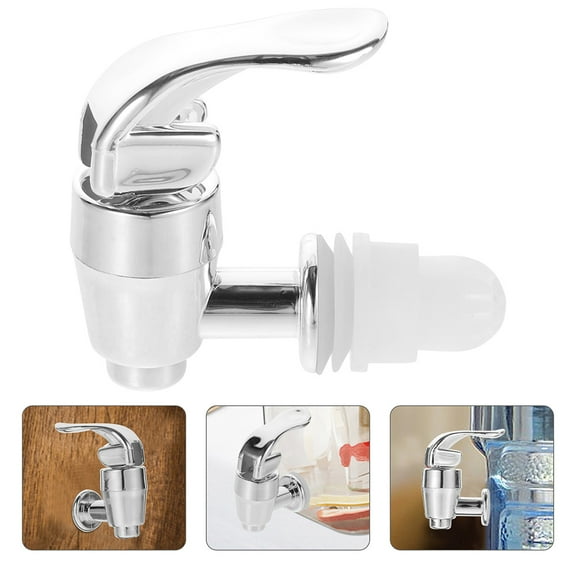 GETAJGHSD Beverage Dispenser Faucet Replacement Silver Abs 2Pcs For Drink Dispensers