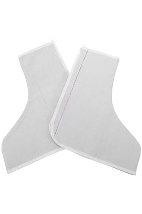 White Welding Shoe Protectors, High Density Canvas Boot Guards for Industrial Safety, 2 Pieces