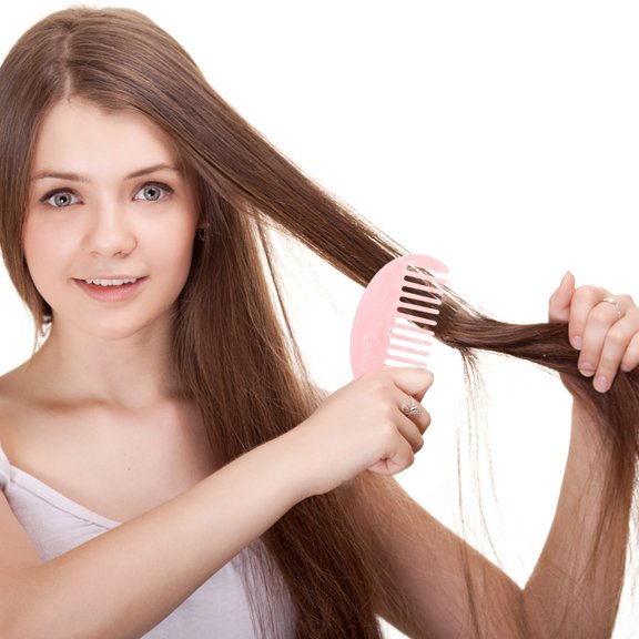 GETAJGHSD 2pcs Big Comb Wide Tooth Acetic Acid Prevent Hair Breakage Accessories for Family