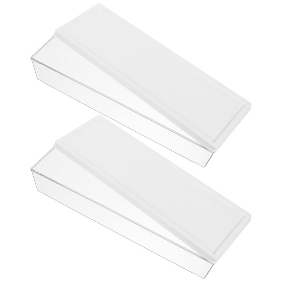 GETAJGHSD 2pcs Pasta Storage Container Transparent PE Preservation for Kitchen Accessories