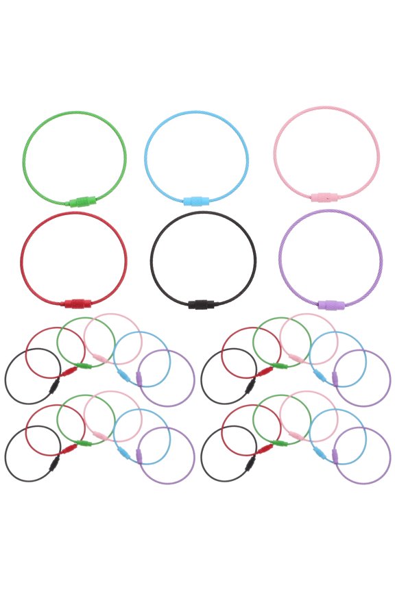 Wear Resistant Stainless Steel Wire Keychain Cable for Portable Key Accessories