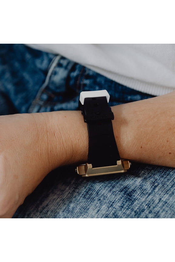 Silicone Watch Band Strap Keeper White Soft Comfortable for Daily Wear and Sports 30Pcs