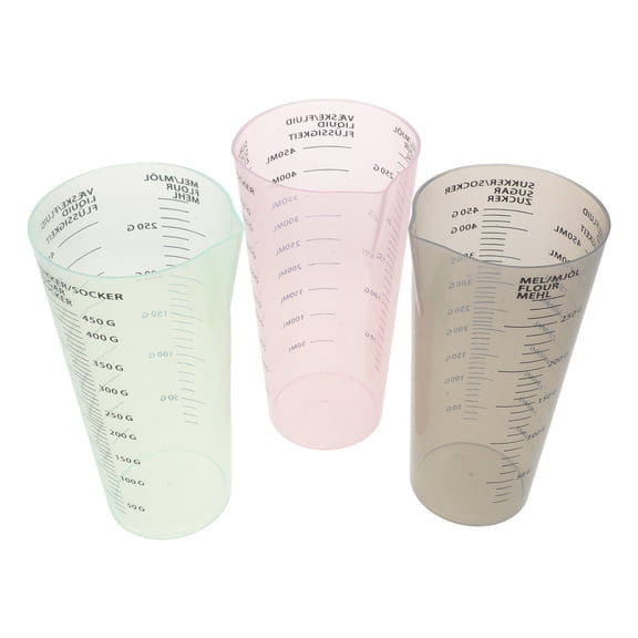 GETAJGHSD 3Pcs Assorted Color Laundry Measuring Cups for Liquid Detergent and Fabric Softener