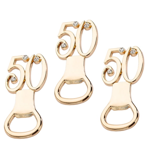 GETAJGHSD 3Pcs Manual Wine and Beer Opener Golden Bottle Opener for Bar and Home