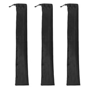 GETAJGHSD 3Pcs Portable Tent Pole Bags Weather Resistant Drawstring Organizer for Outdoor Camping Gear