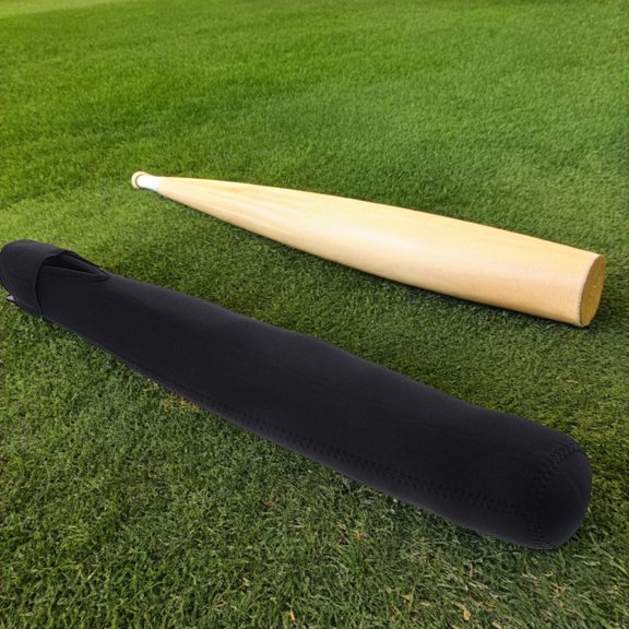 GETAJGHSD 3Pcs Neoprene Baseball Bat Sleeve Protector Cover Black with Hook for Easy Portability and Weather Protection