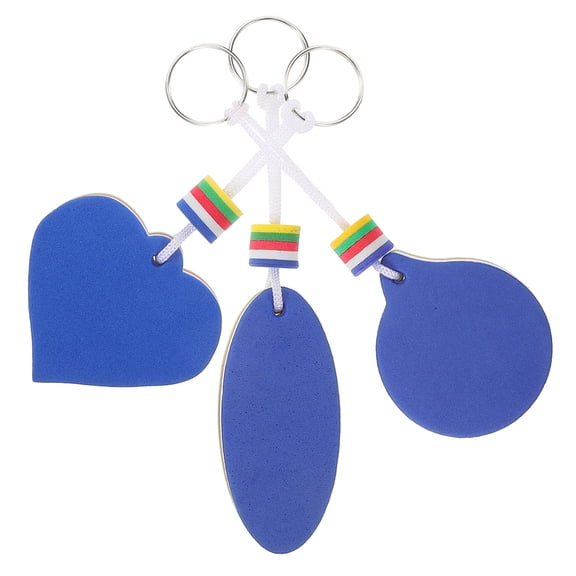 GETAJGHSD 3-Pack EVA Floating Swimming Keychains for Boating Safety and Water Activities