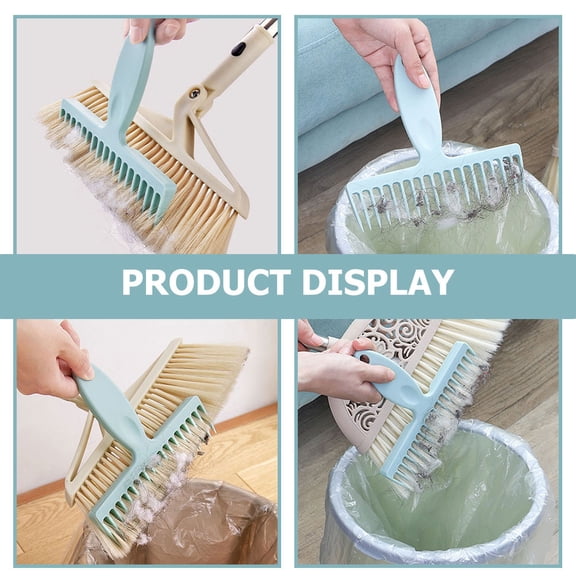 GETAJGHSD Cat Deshedding Comb Handheld Broom Cleaning Comb Sky-blue 3Pcs