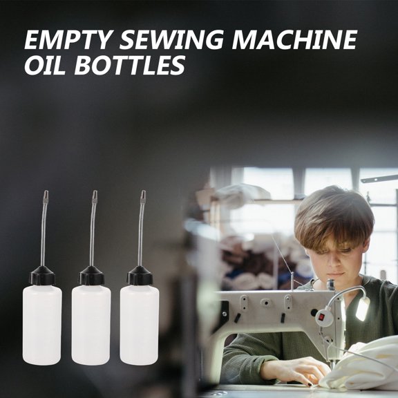 GETAJGHSD 3Pcs Sewing Machine Oil Bottle Leakproof Flexible Plastic for Storage and Dispensing Light Oils