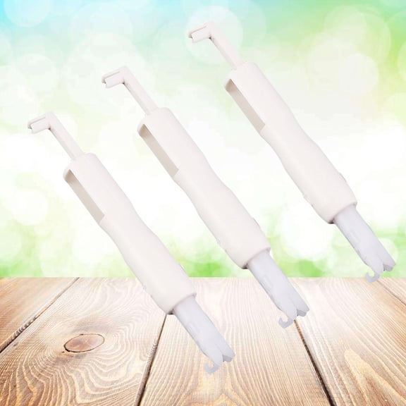 GETAJGHSD Sewing Machine Insert White Plastic 3Pcs 2.95x0.39x0.39in