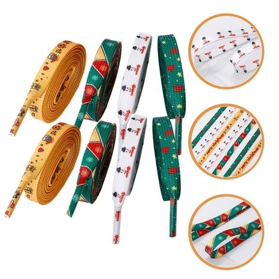 GETAJGHSD Shoelaces for Boots Flat Design Assorted Pairs