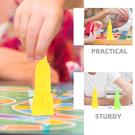 GETAJGHSD 40Pcs Plastic Board Game Pieces Replacement with Polished Texture for Adults and Teens