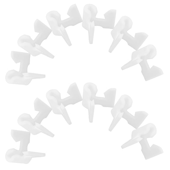 GETAJGHSD 40Pcs Shoe Rack Pipe Adapter White Brackets for Storage Cabinet Wire Shelving Hardware
