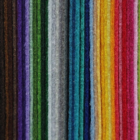 GETAJGHSD 40Pcs Assorted Color Wool Felt Sheets Durable Non Fading for Craft Projects