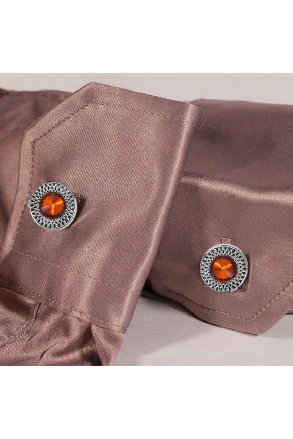 4Pairs Shirt Cuff Links Metal Set with Quick Release Comfortable Fit for Formal Business and Wedding Wear