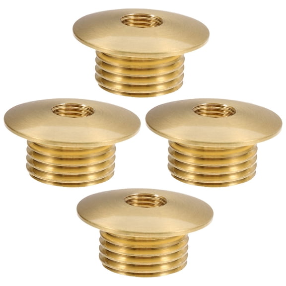 GETAJGHSD 4Pcs Metal Lamp Nut Fasteners with Threaded Structure for Secure Lamp Shade Attachment