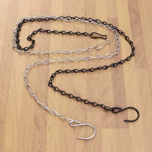 GETAJGHSD Galvanized Iron Hanging Basket Chains, 4 Pieces Heavy Duty Plant Hanger Accessories