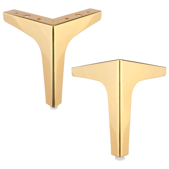 GETAJGHSD 4-Pack Iron Sofa Legs with Heavy Duty Load Capacity and Sleek, Simple Design for Furniture Support