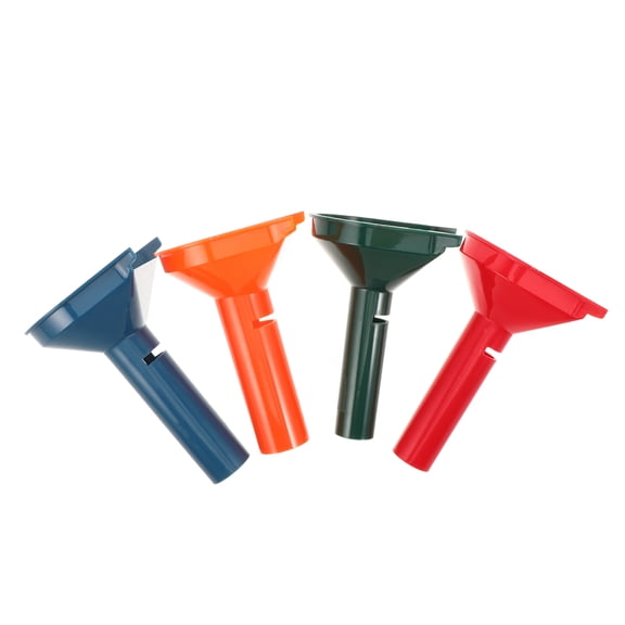 GETAJGHSD 4Pcs Portable Coin Sorting Tubes with Plastic Funnel for Efficient Home and Bank Coin Organization