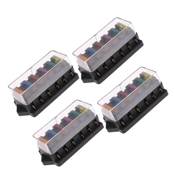 GETAJGHSD Fuse Distribution Block Plastic Black 4pcs