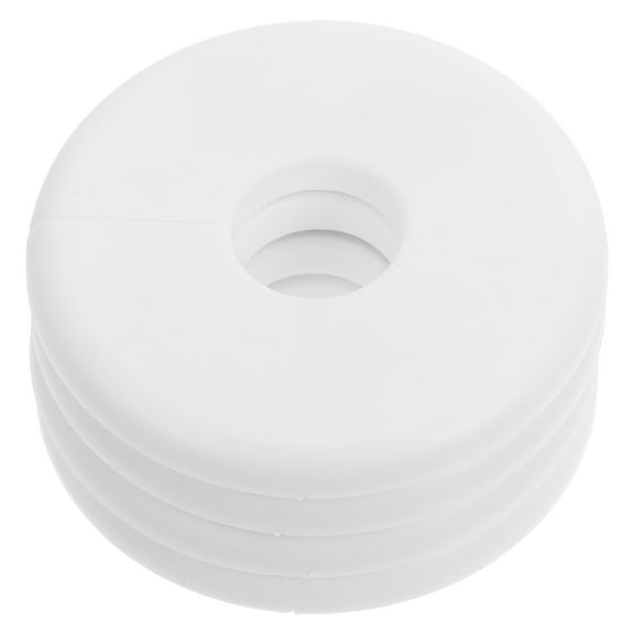 GETAJGHSD 4Pcs Reusable White Pool Fence Hole Covers with Easy Installation Protecting Ladder Plumbing Holes