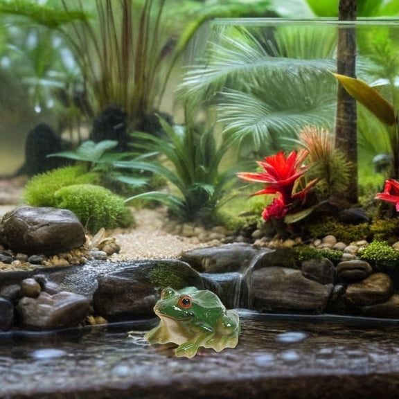 GETAJGHSD 4Pcs Small Frog Statue Resin Craft for Car Interior and Desktop Creative Decoration