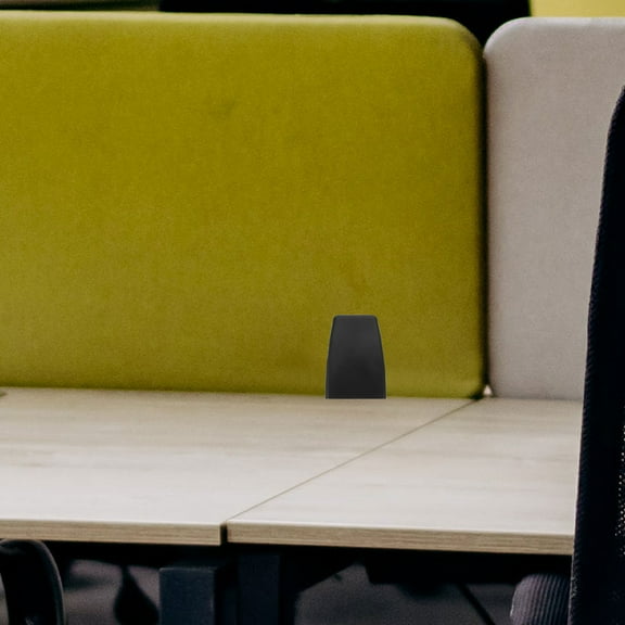 GETAJGHSD 4Pcs Stable Desk Divider Brackets in Black Aluminum for Office Partitions