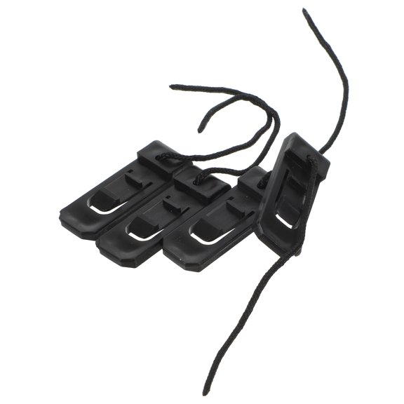 GETAJGHSD 4Pcs Black Nylon Paddle Board Fin Clips Replacement for Inflatable Surfboard Accessories