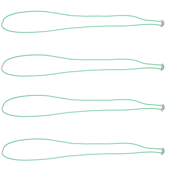 GETAJGHSD 4Pcs Trash Bag Fixing Band Circular Rubber Band for Home Use Prevent Slipping