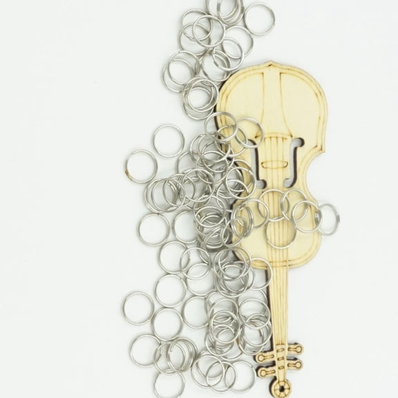 GETAJGHSD Rings Jewellery Making Accessories Round Shape Silver 500Pcs