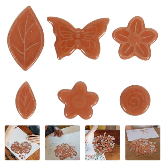 GETAJGHSD 500g Mosaic Art Supply Unique Butterfly Shapes For Diy Crafts Handmade Decorative Materials For Home Projects